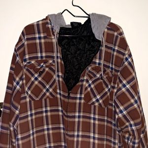 Men’s insulated flannel coat